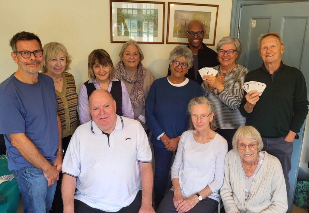 Photo of the Dulwich & District u3a bridge interest group. Credit: Juliet Barclay.